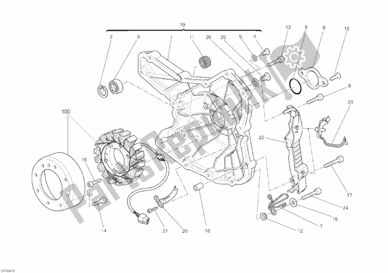 Wszystkie części do Generator Ducati Monster 1100 USA 2010